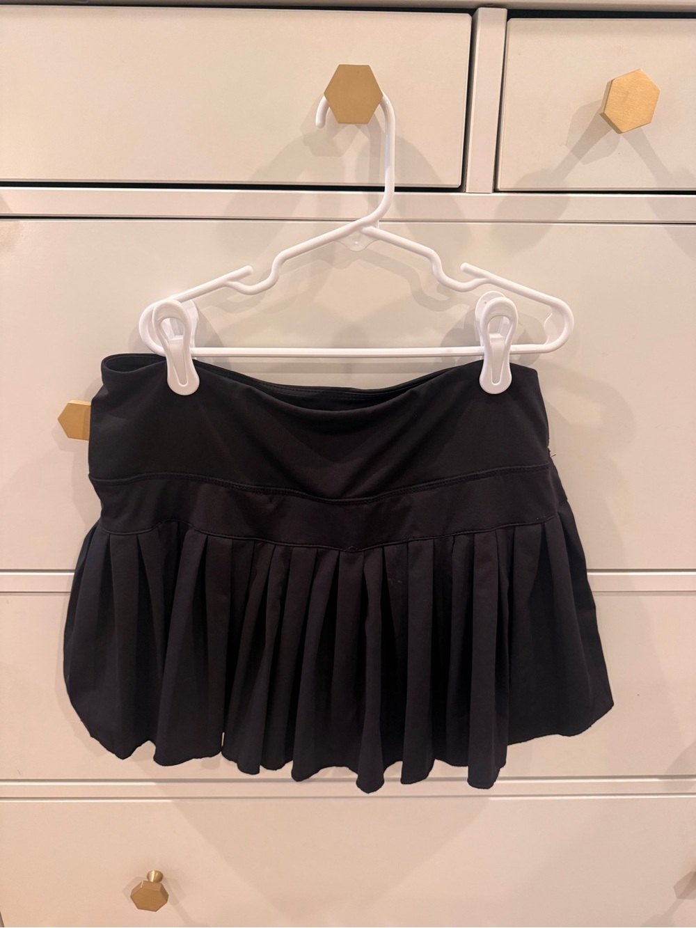 Black Pleated Mini Skirt - Women's Athletic Style